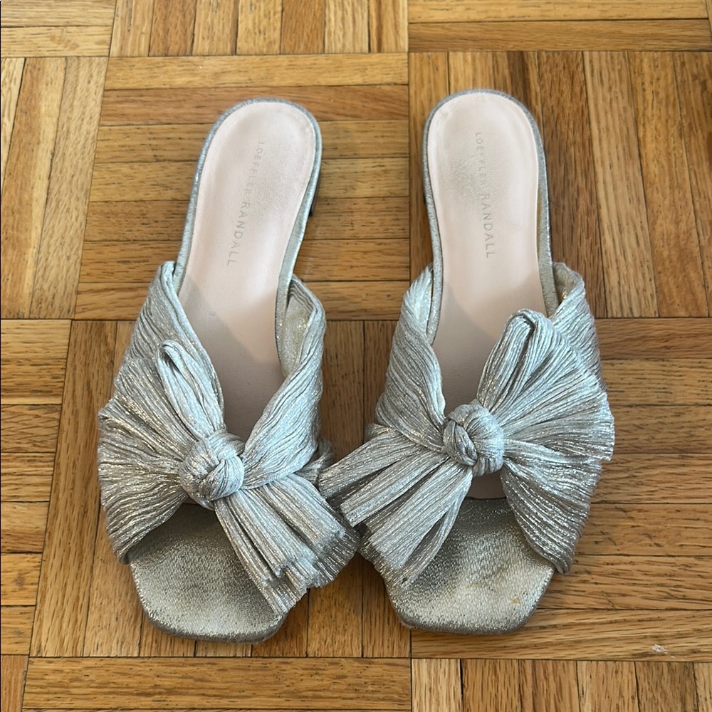 Loeffler Randall Daphne Champagne Sandals